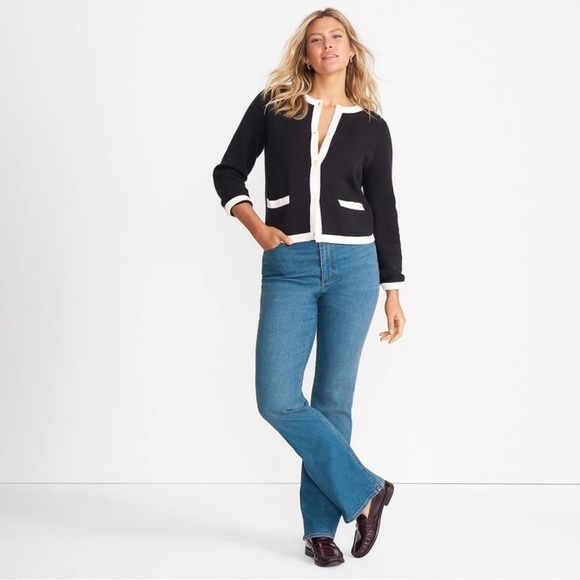 Lands' End Original Fit Modern Waist Boot Leg Blue Jeans Blue Cruiser Size 22W - Picture 1 of 9